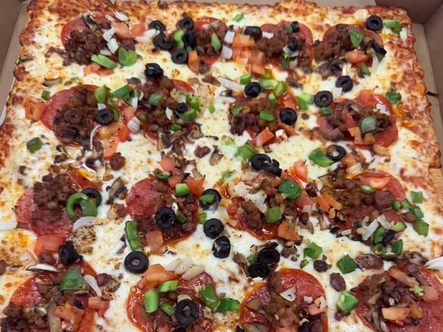 Mini Sicilian Pizza.