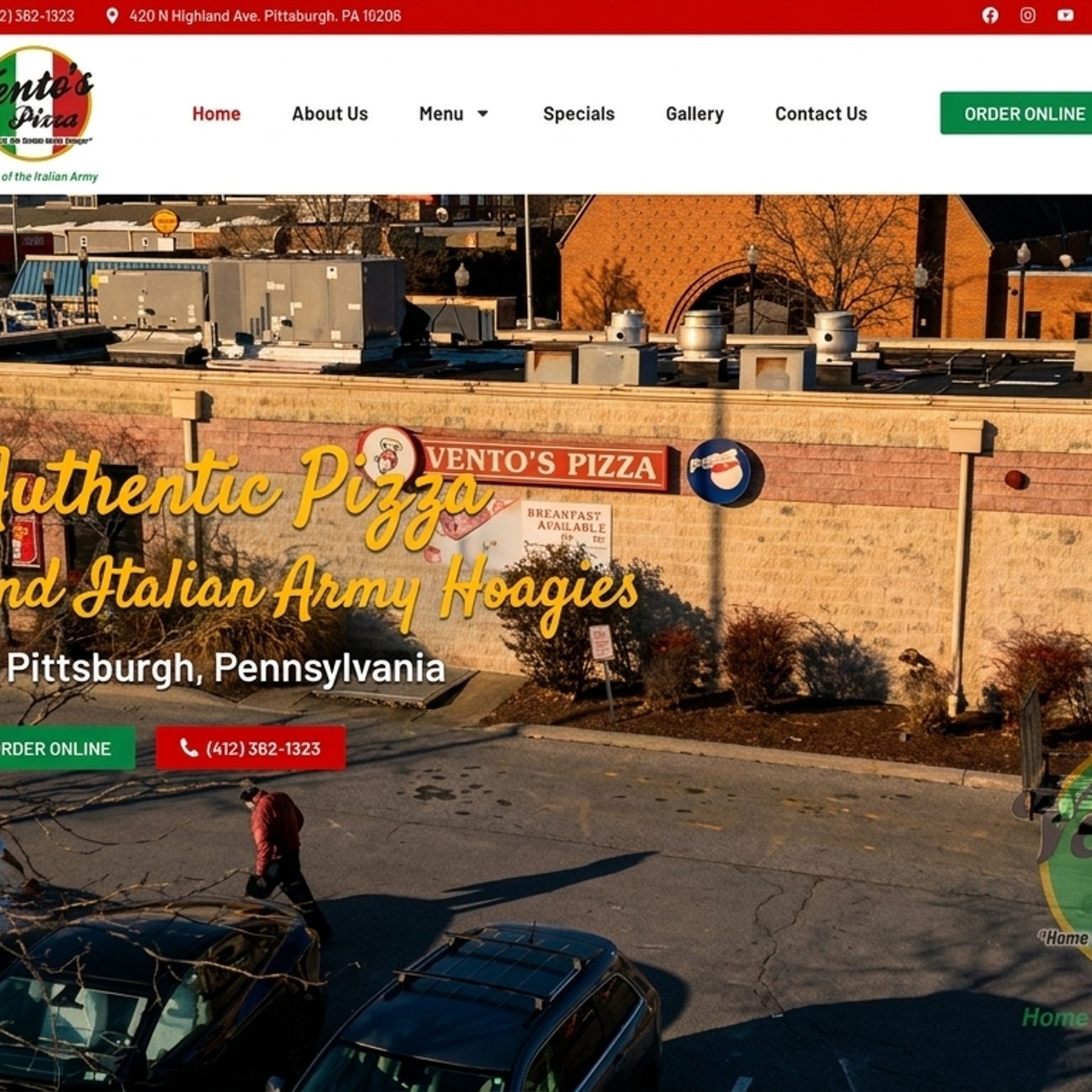 Al Vento Opens His Shop
