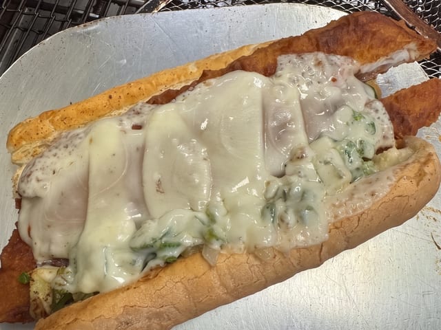 Fish Italian Style Hoagie.